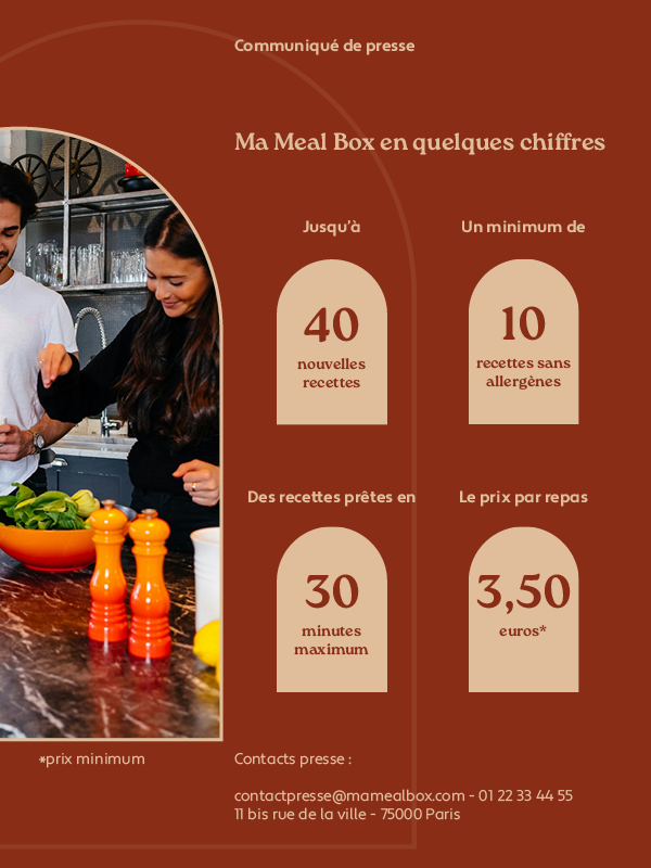 communique presse ma meal box branding