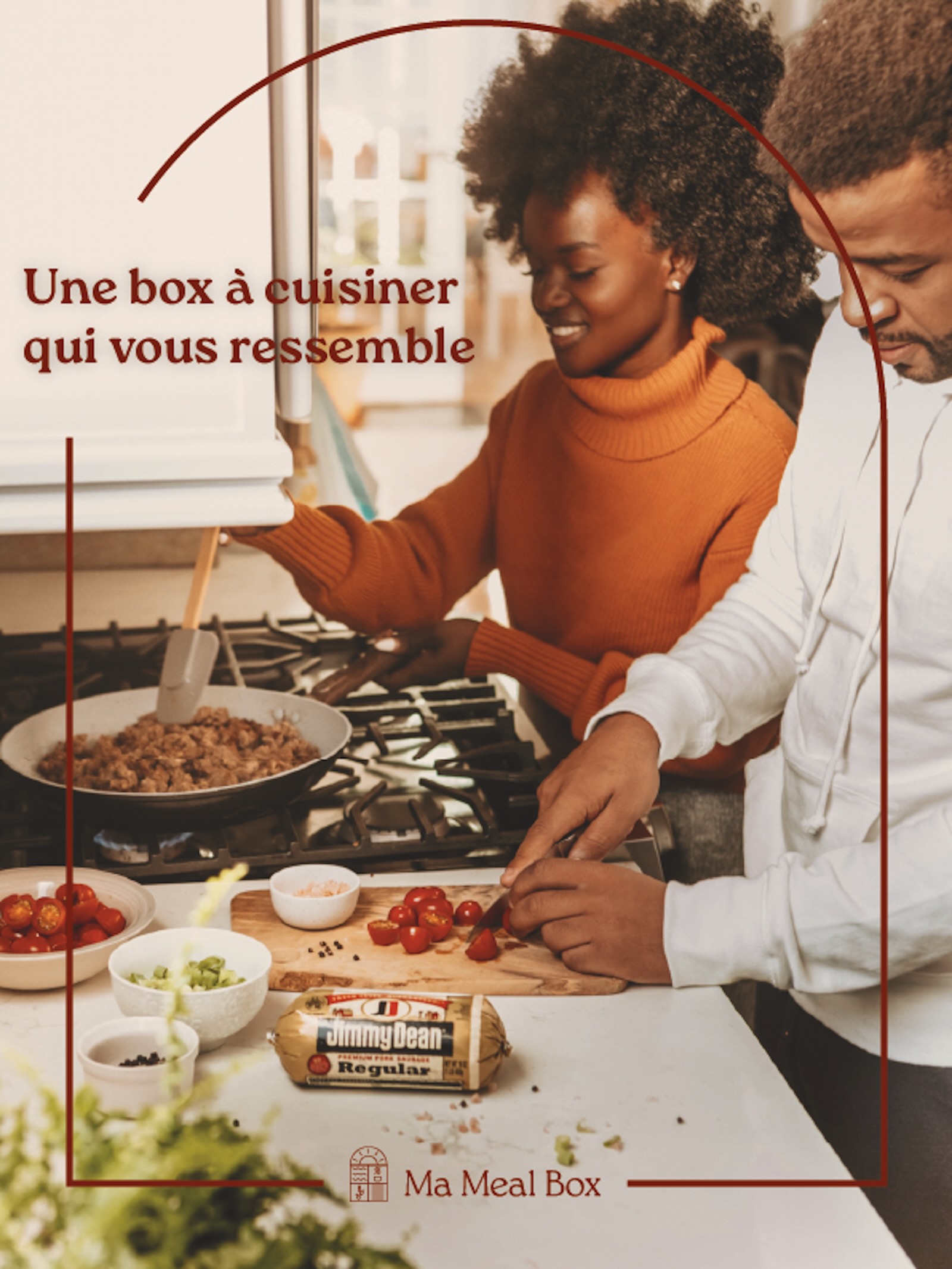 publicite magazine ma meal box branding