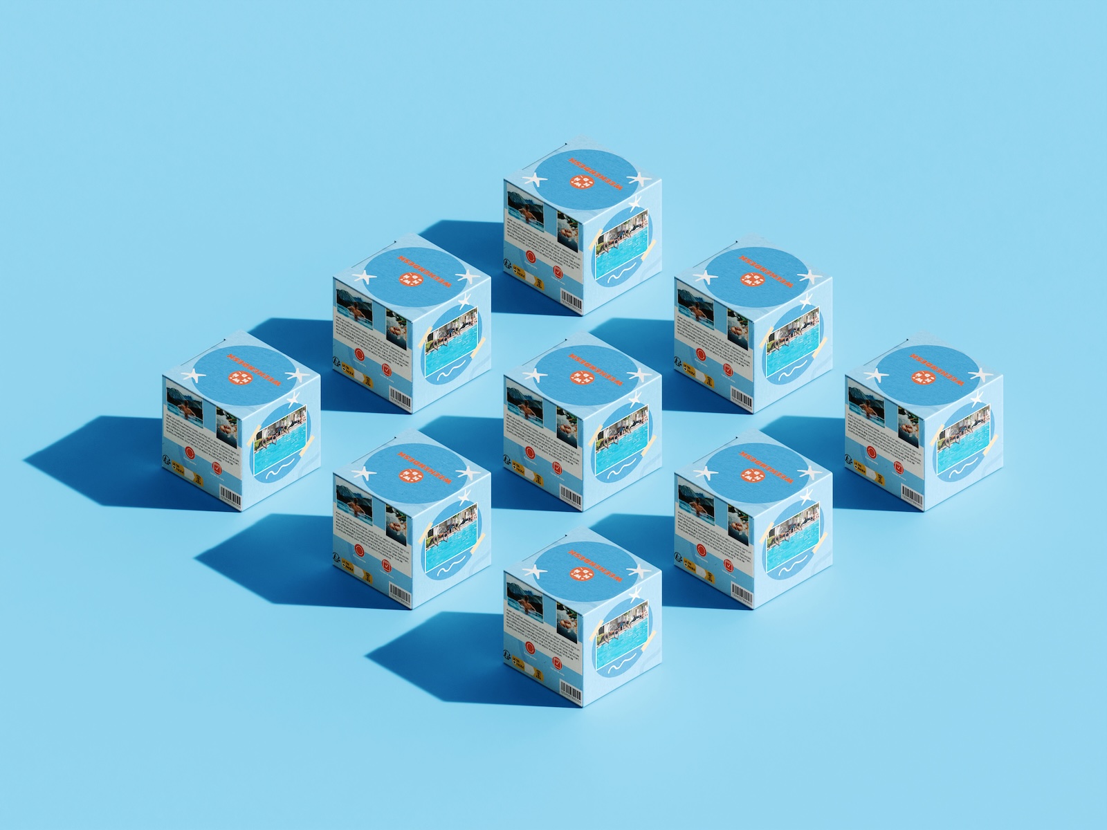 packaging bien-etre weekendesk branding