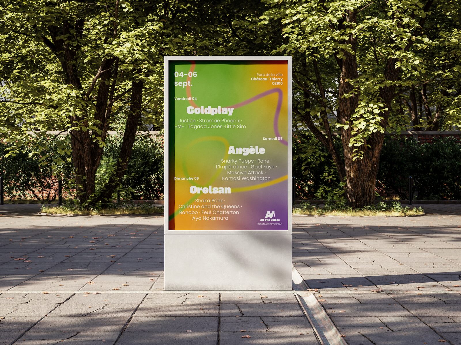 affiche programmation all the voices