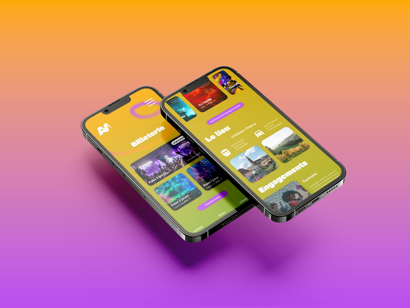 accueil billetterie site mobile all the voices