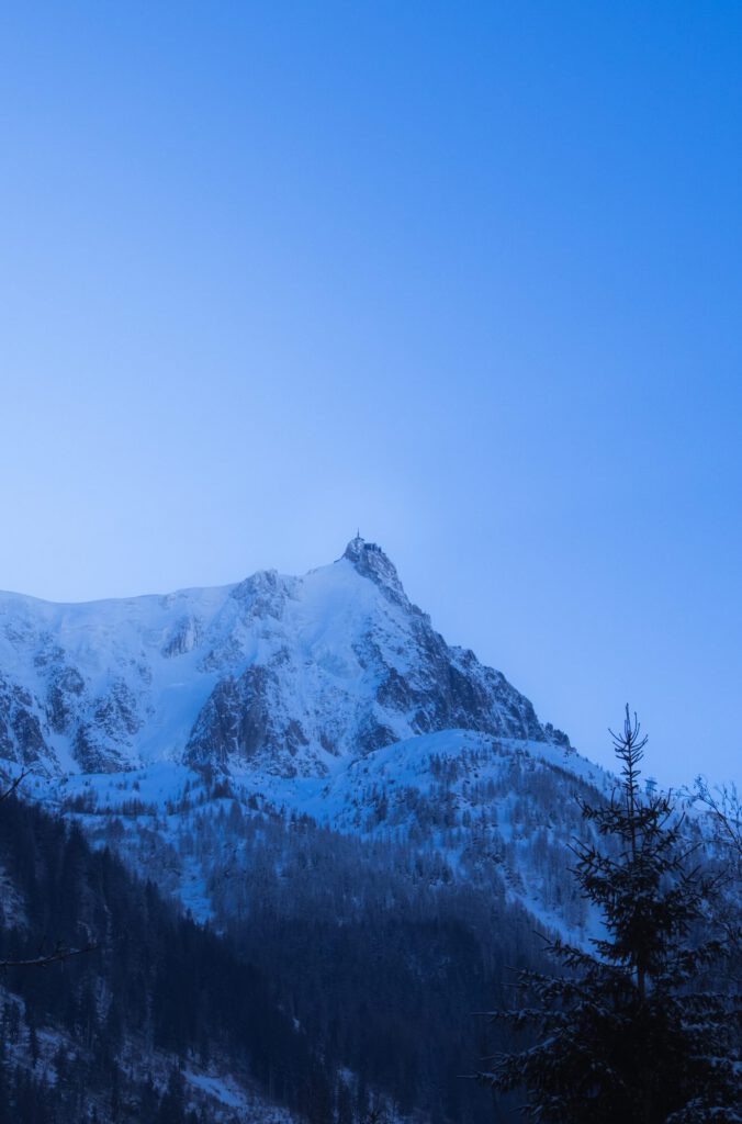 aiguille du midi chamonix mont-blanc photographie