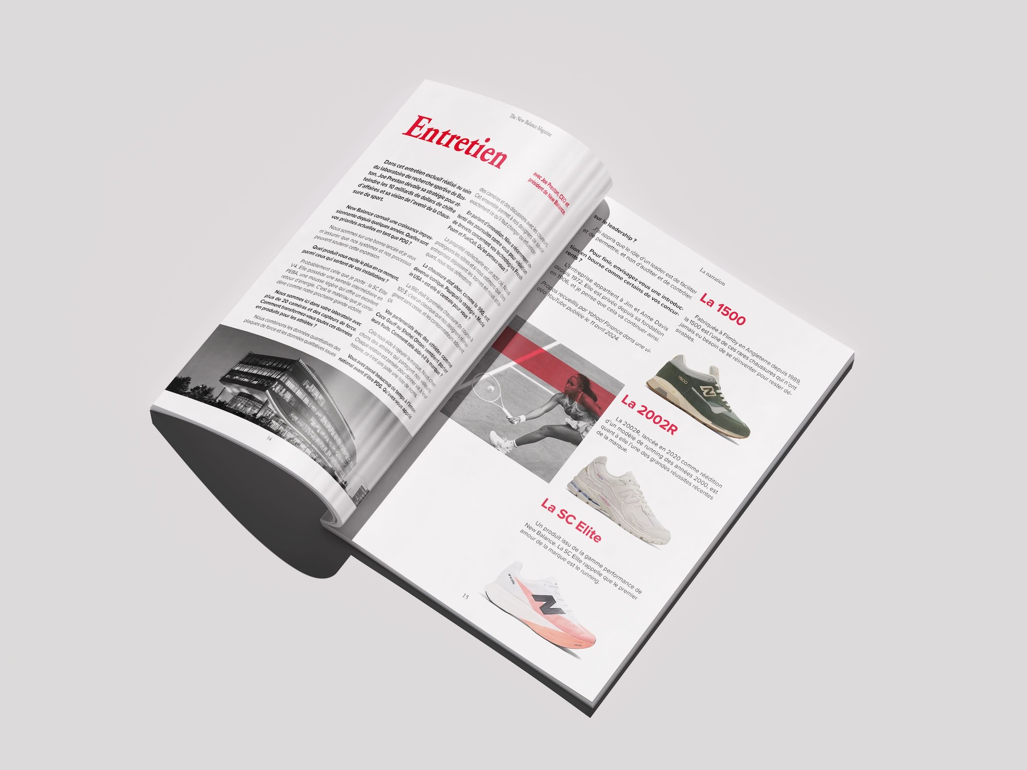 entretien interview the new balance magazine