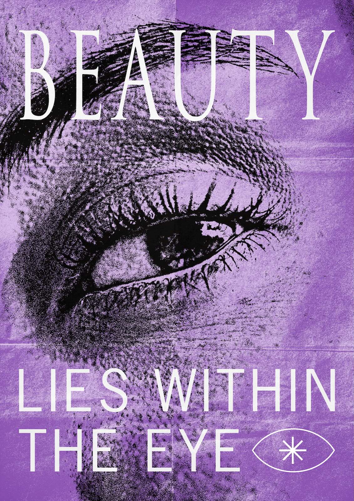 affiche beauty lies within the eye