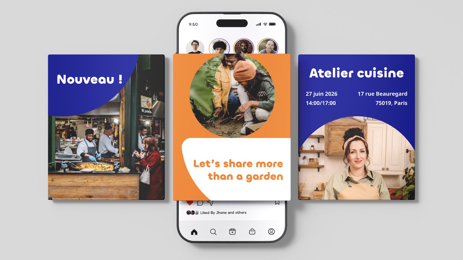 reseaux sociaux instagram global local new balance