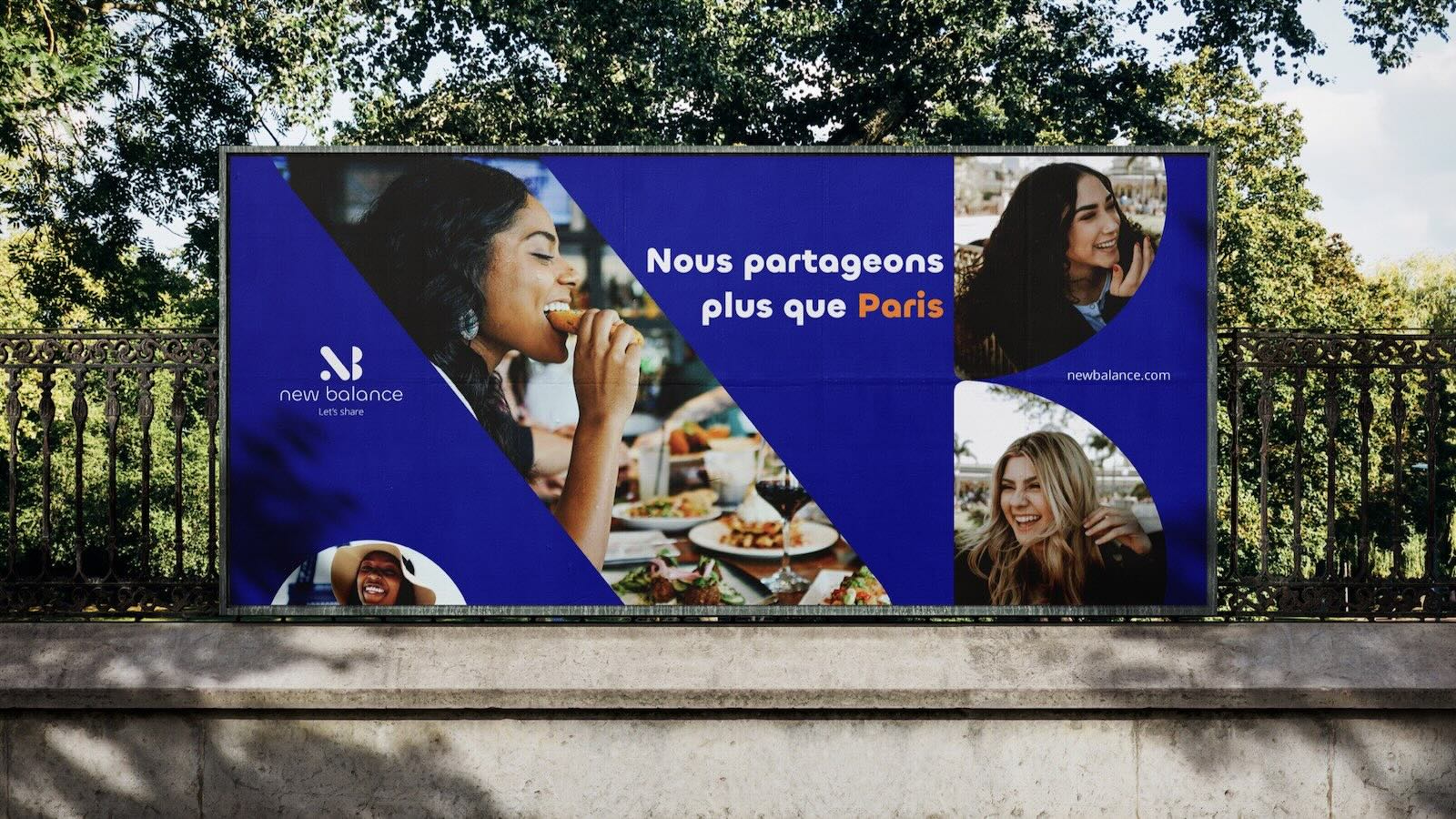 affiche campagne print paris new balance